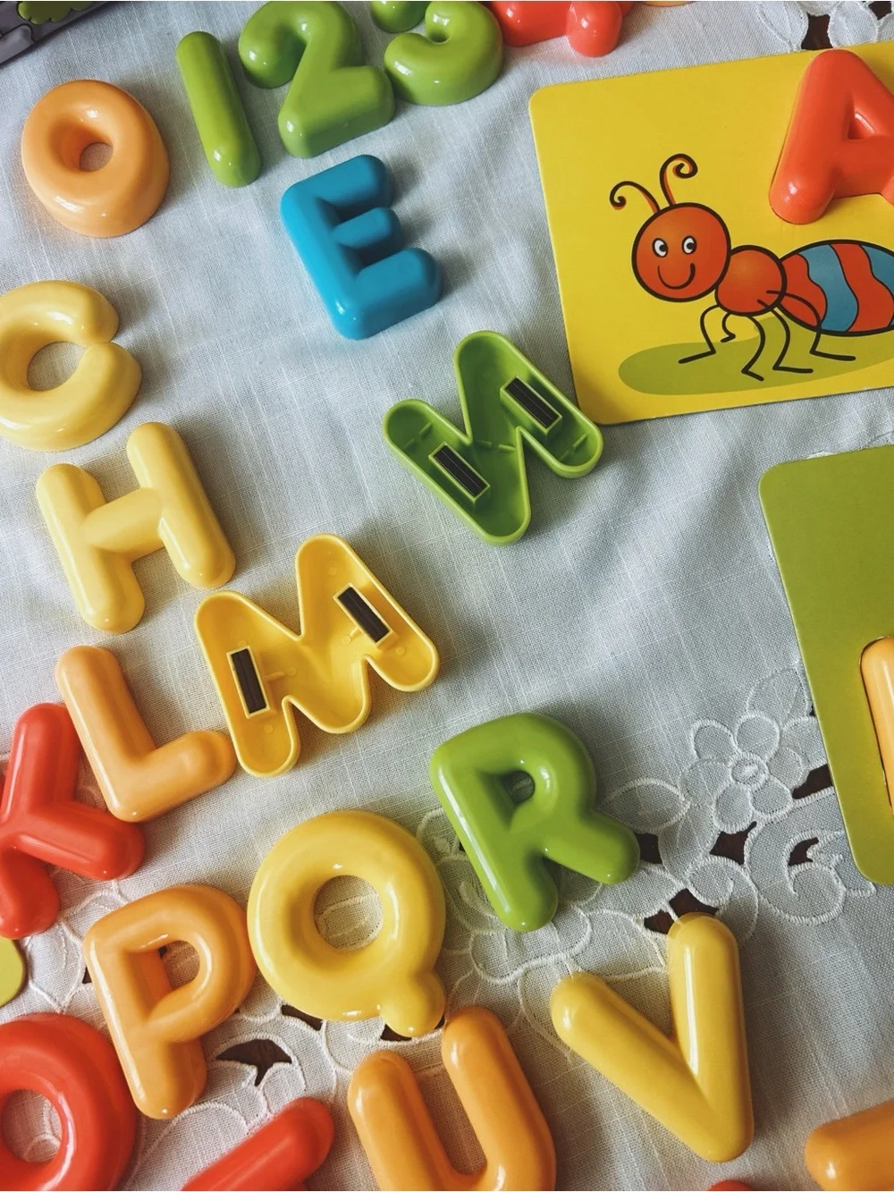 Parents by Battat magnet school magnetic alphabet learning set w/tin case